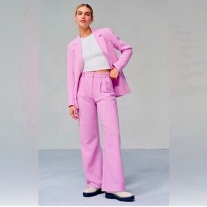 A&F Sloan tailored pant pink 27/4 short